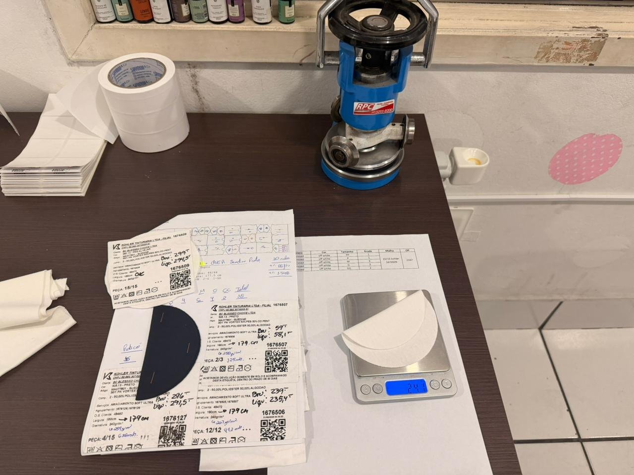 Previsão de rendimento e protocolos com fichas técnicas